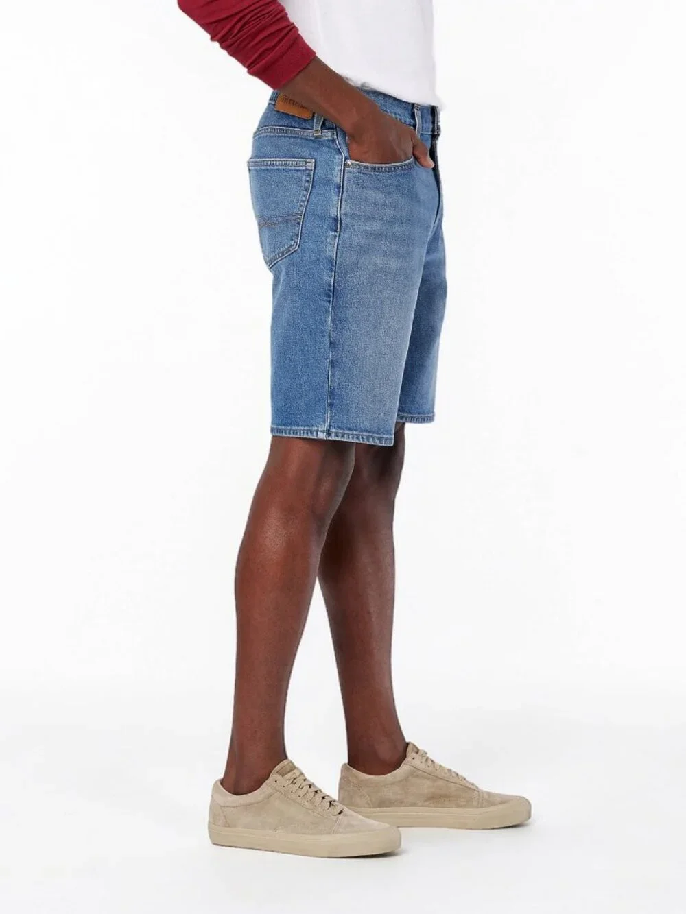 Levi Strauss Signature Men's Classic Comfort Denim Shorts 44 Blue Flex Relaxed